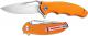 CIVIVI Little Fiend Knife C910B - Satin D2 Drop Point - Orange G10 - Liner Lock Flipper Folder