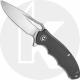 CIVIVI Little Fiend Knife C910C - Satin D2 Drop Point - Black G10 - Liner Lock Flipper Folder