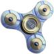 We Knife Company S02B Tri Lobe Fidget Hand Spinner Stress Reliever Yellow Titanium