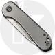 WE Knife Company Elementum 18062X-1 - Satin 20CV - Gray Ti - Frame Lock Flipper Folder