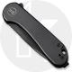 WE Knife Company Elementum 18062X-3 - Black Stonewash 20CV - Black Ti - Frame Lock Flipper Folder