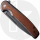 CIVIVI Voltaic C20060-1 Knife - Black Stonewash 14C28N - Black Stainless Steel/Wood Inlay - Flipper