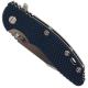 Rick Hinderer Knives SKINNY XM-18 3.5 Inch Knife - Harpoon Spanto - Stonewash - 20CV - Tri Way Pivot - Blue / Black G-10