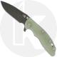 Hinderer Knives XM-18 3.5 Inch Knife - Slicer - Battle Black DLC - 20CV - Tri Way Pivot - Translucent G-10 / Battle Black DLC Ti