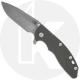 Hinderer Knives XM-18 3.5 Inch Knife - Spear Point - Working Finish - 20CV - Tri Way Pivot - Gray G-10 / Working Finish Ti