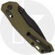 Zero Tolerance 0203 Knife - PVD CPM M4 Modified Drop Point - Green G10 - USA Made