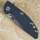 Rick Hinderer XM-18 Knife 3 Inch Spear Point Black and Blue G10 Stonewash Finish