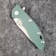 Rick Hinderer XM-18 Knife 3 Inch Spear Point Dark Green G10 Working Finish