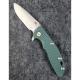 Rick Hinderer XM-18 Knife 3 Inch Spear Point Dark Green G10 Working Finish