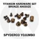 Titanium Replacement Screw Set for Spyderco YoJUMBO Knife