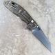 Rick Hinderer XM-18 Fatty Knife 3.5 Inch Stonewash Wharncliffe OD Green G10 Bronze Ano