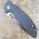 Rick Hinderer XM-18 Knife 3.5 Inch Stonewash Harpoon Spanto Gray G10 Frame Lock Flipper